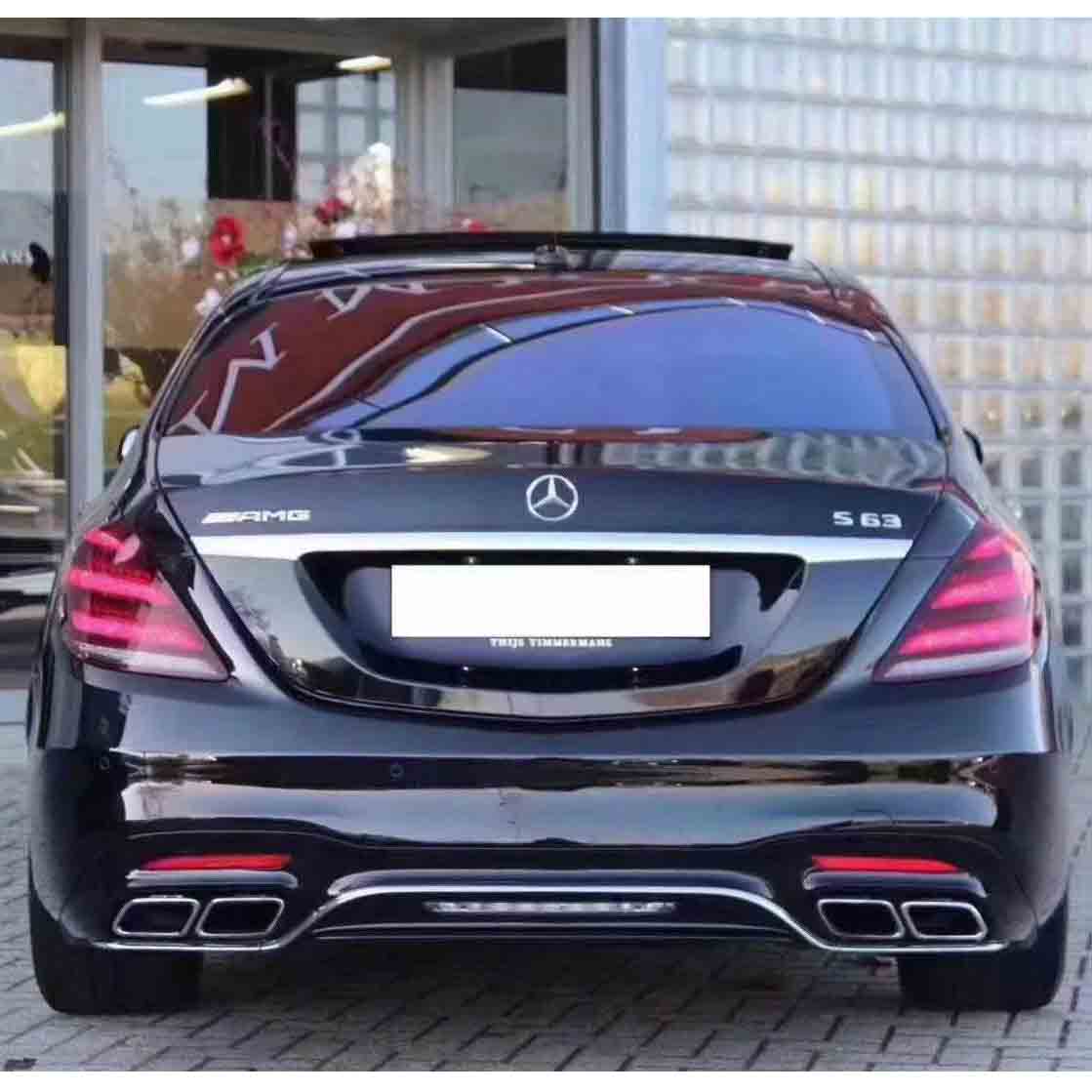 Mercedes-Benz W222 LED headlights and taillights