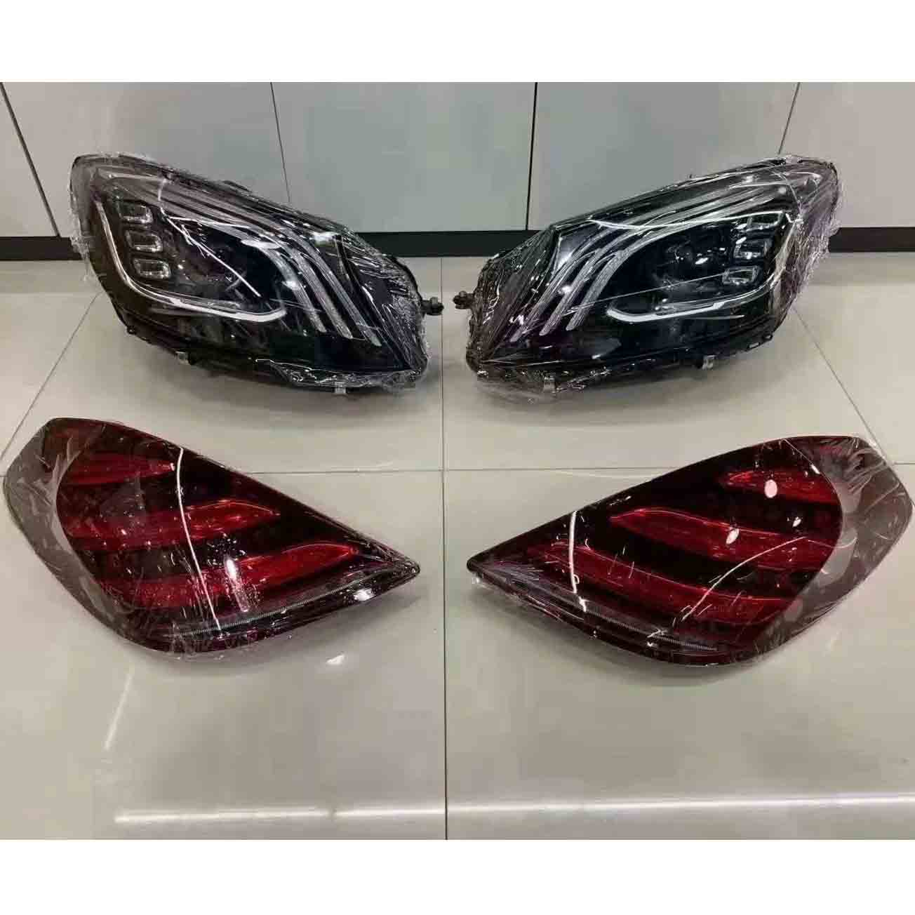 Old-to-new headlight conversion for W222