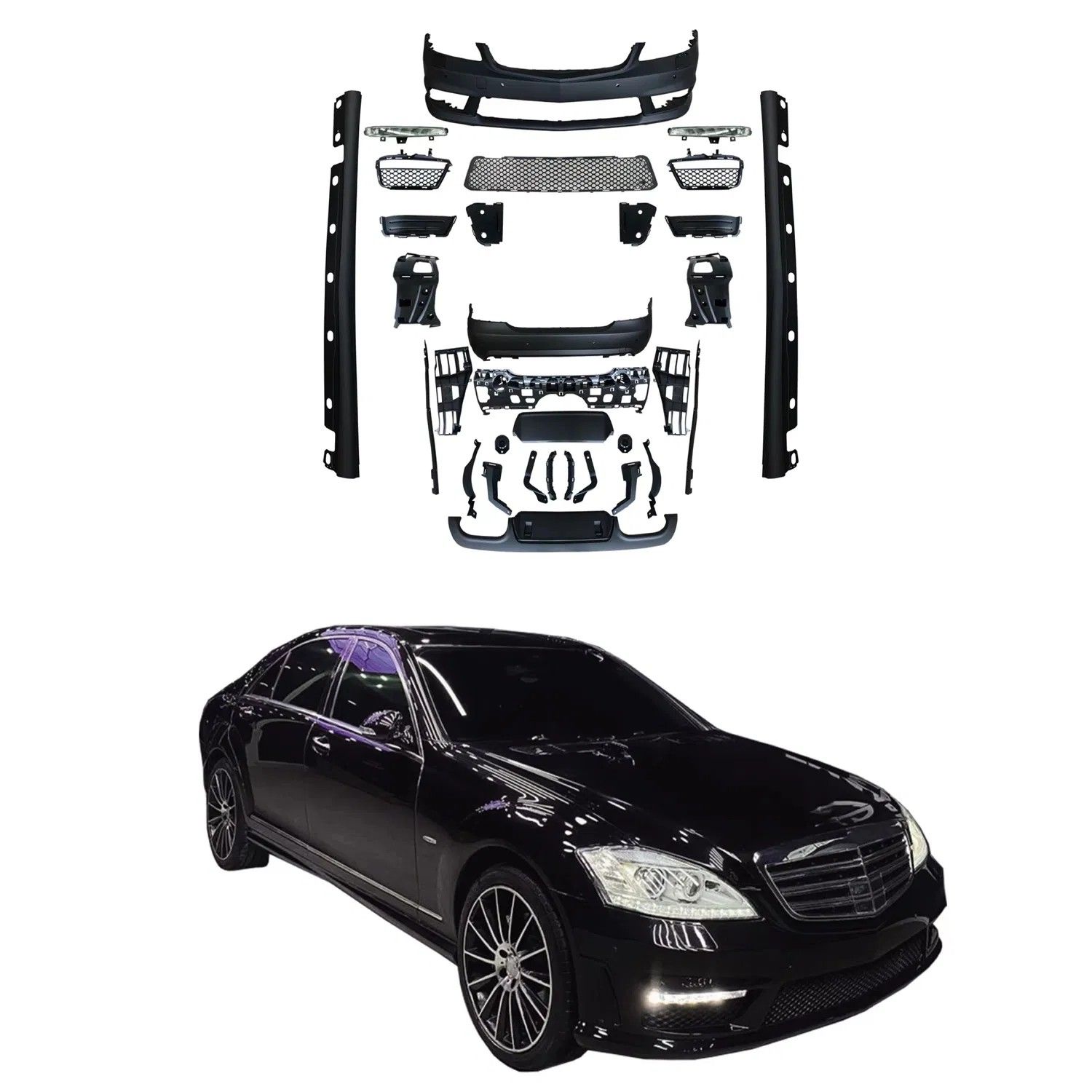 S-Class W221 Maybach body kit