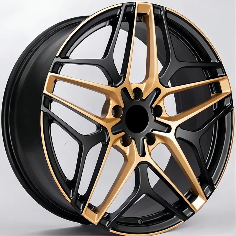 Golden Black Alloy Wheels