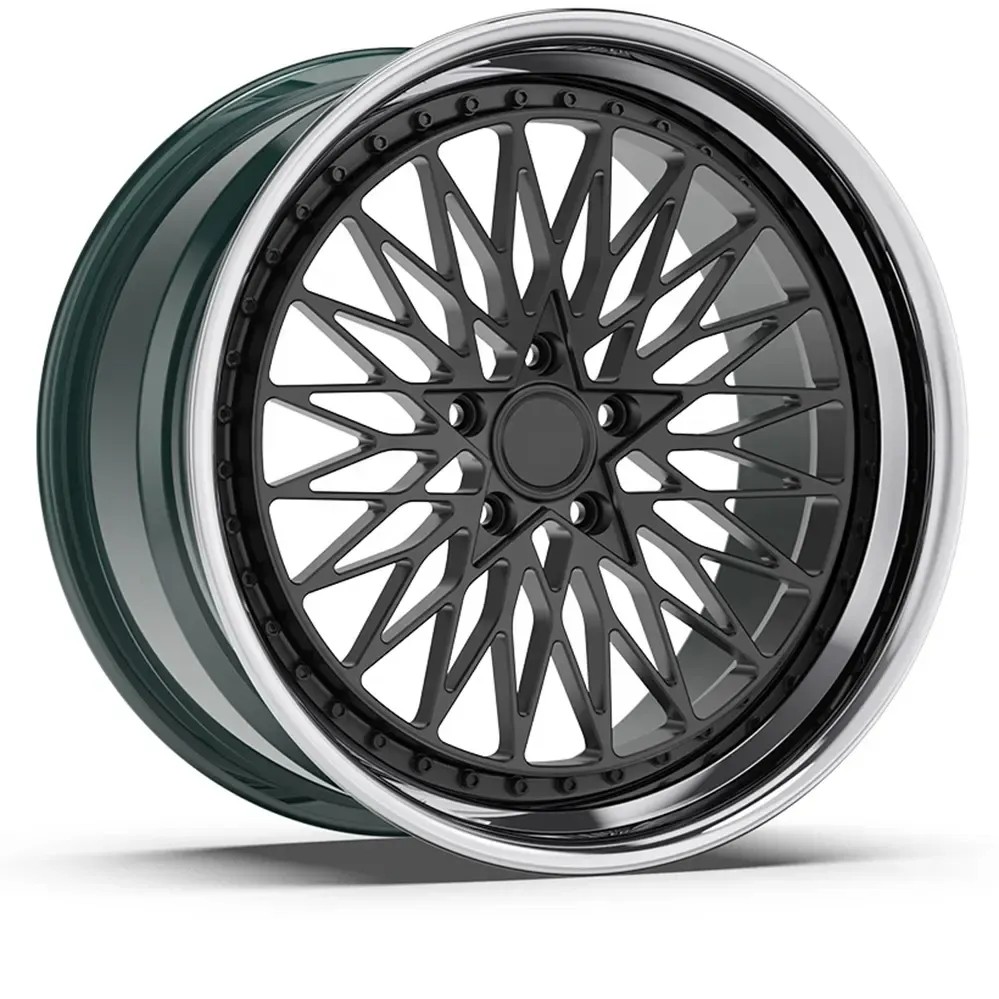 staggered mesh spoke rims